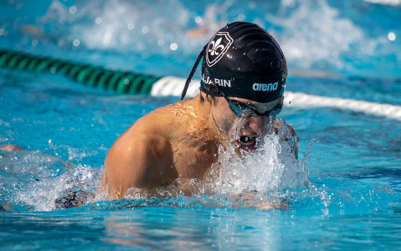 Professional swimming pool lanes at Elite Swimming facility in Santa Clarita